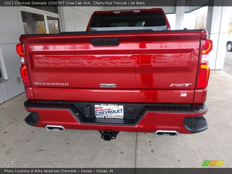 Cherry Red Tintcoat / Jet Black 2021 Chevrolet Silverado 1500 RST Crew Cab 4x4