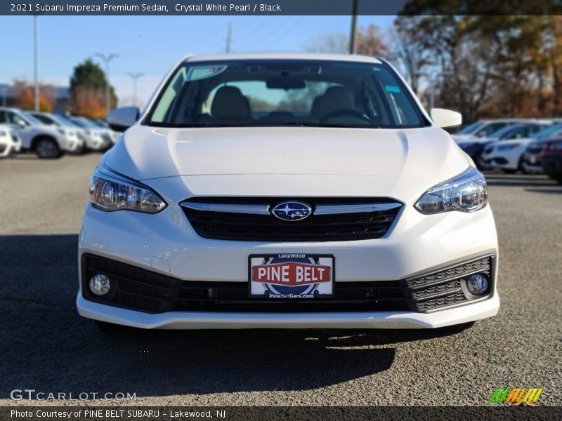 Crystal White Pearl / Black 2021 Subaru Impreza Premium Sedan