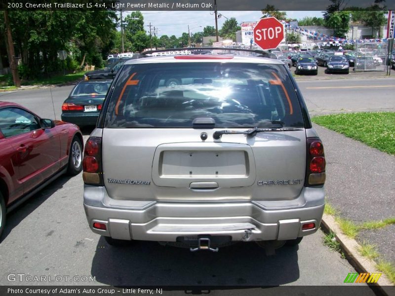 Light Pewter Metallic / Medium Oak 2003 Chevrolet TrailBlazer LS 4x4