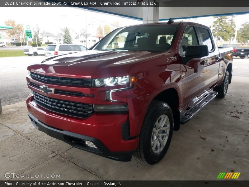 Cherry Red Tintcoat / Jet Black 2021 Chevrolet Silverado 1500 RST Crew Cab 4x4