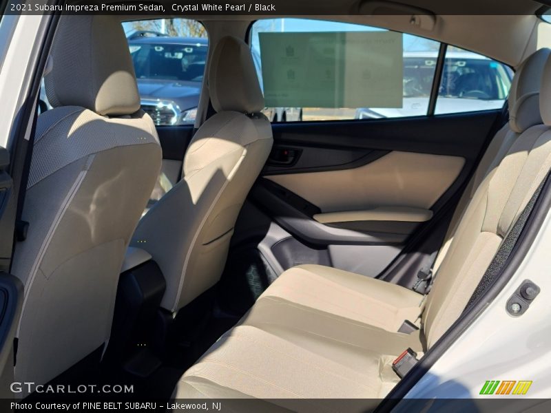 Crystal White Pearl / Black 2021 Subaru Impreza Premium Sedan