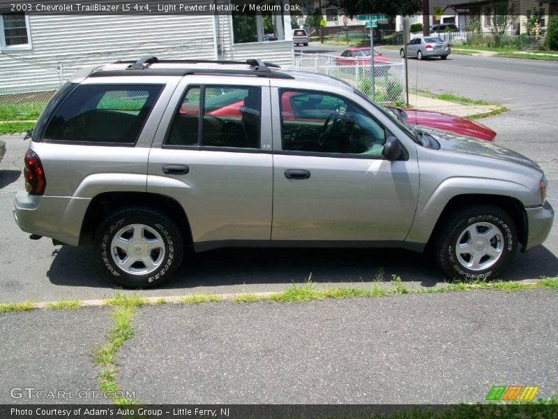 Light Pewter Metallic / Medium Oak 2003 Chevrolet TrailBlazer LS 4x4