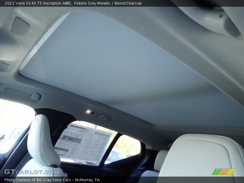 Sunroof of 2021 XC40 T5 Inscription AWD