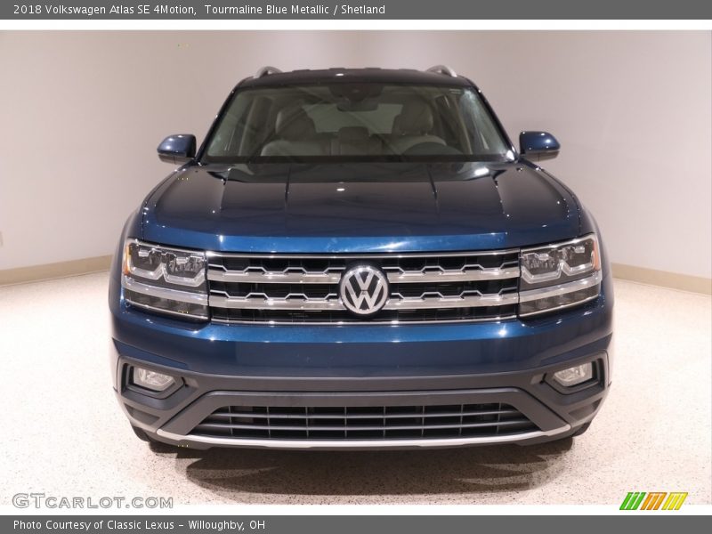 Tourmaline Blue Metallic / Shetland 2018 Volkswagen Atlas SE 4Motion