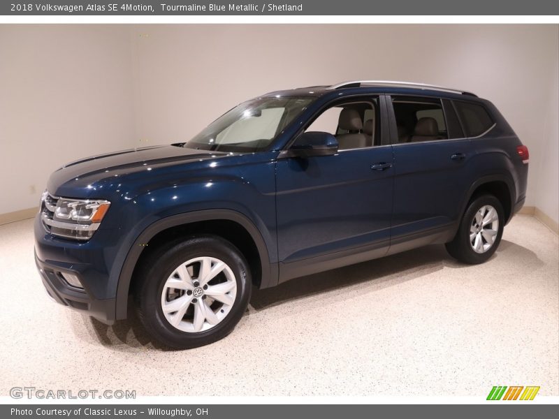 Tourmaline Blue Metallic / Shetland 2018 Volkswagen Atlas SE 4Motion