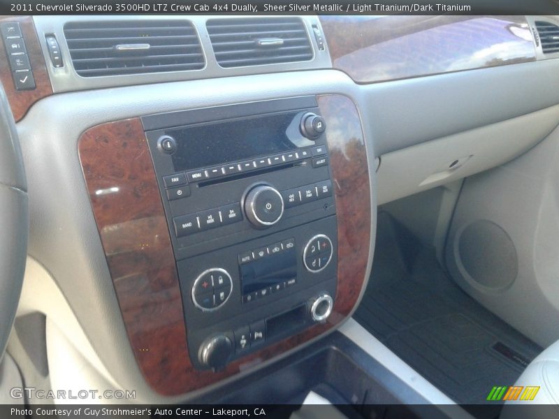 Sheer Silver Metallic / Light Titanium/Dark Titanium 2011 Chevrolet Silverado 3500HD LTZ Crew Cab 4x4 Dually