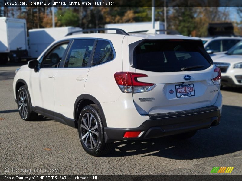 Crystal White Pearl / Black 2021 Subaru Forester 2.5i Limited