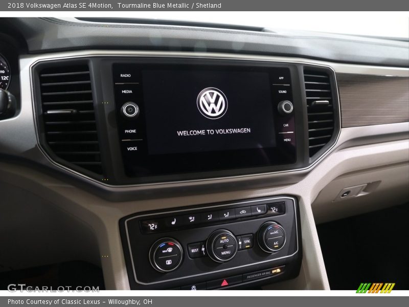 Tourmaline Blue Metallic / Shetland 2018 Volkswagen Atlas SE 4Motion
