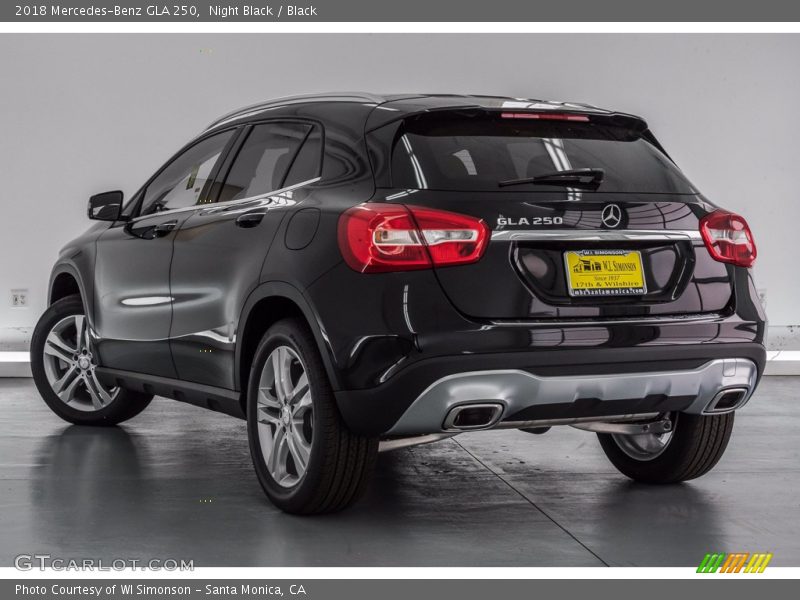 Night Black / Black 2018 Mercedes-Benz GLA 250