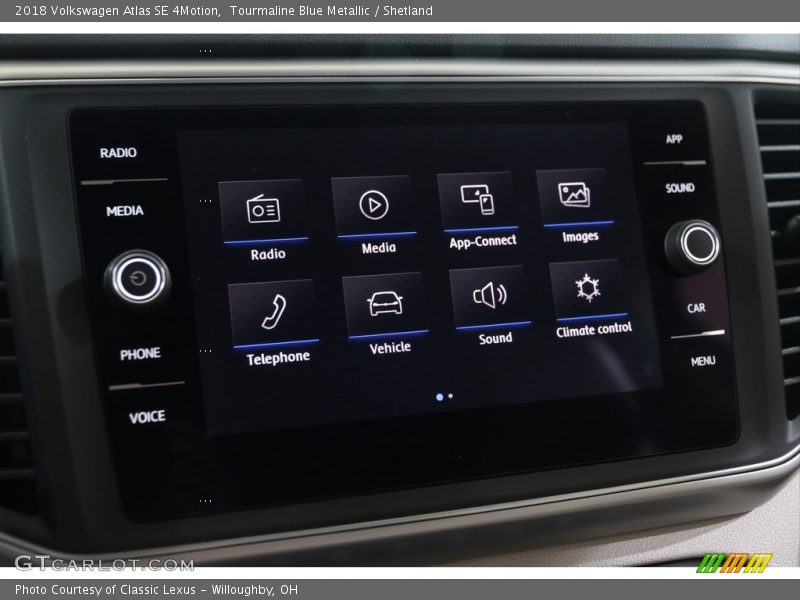 Tourmaline Blue Metallic / Shetland 2018 Volkswagen Atlas SE 4Motion