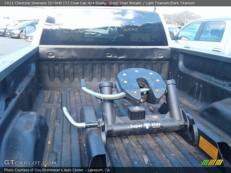 Sheer Silver Metallic / Light Titanium/Dark Titanium 2011 Chevrolet Silverado 3500HD LTZ Crew Cab 4x4 Dually