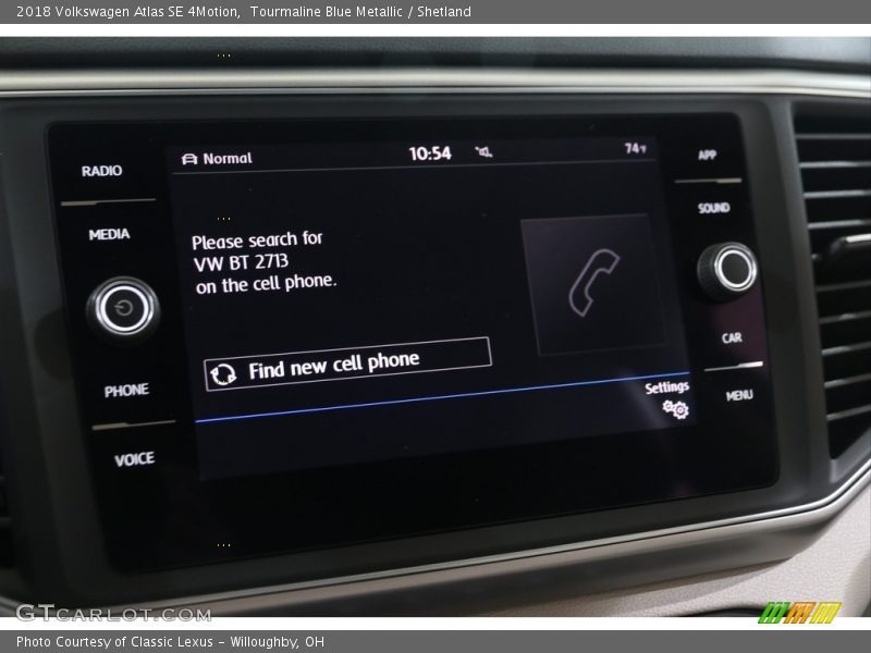 Tourmaline Blue Metallic / Shetland 2018 Volkswagen Atlas SE 4Motion