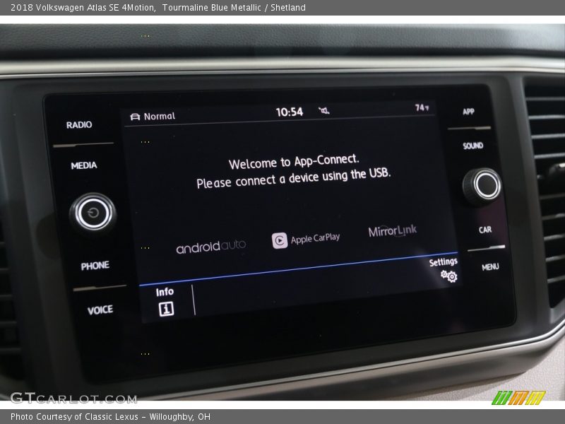 Tourmaline Blue Metallic / Shetland 2018 Volkswagen Atlas SE 4Motion