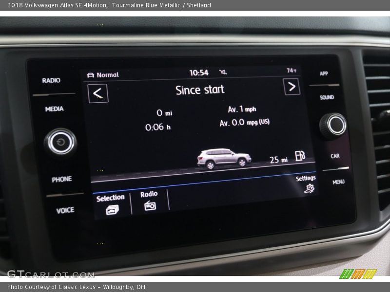Tourmaline Blue Metallic / Shetland 2018 Volkswagen Atlas SE 4Motion