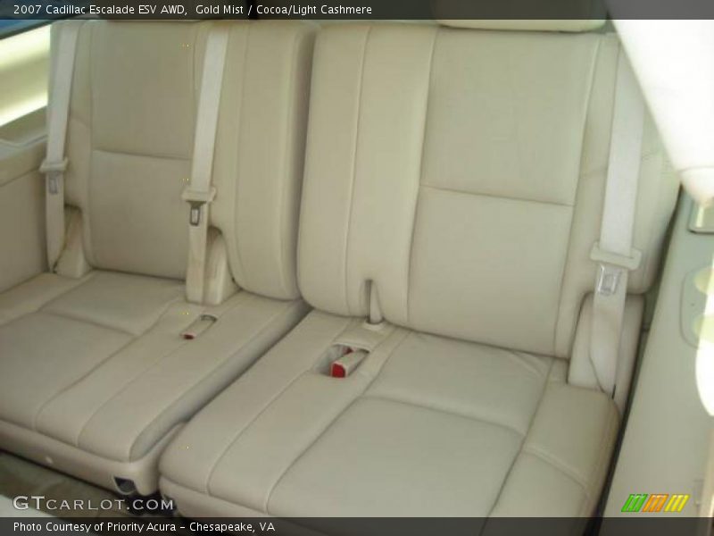Gold Mist / Cocoa/Light Cashmere 2007 Cadillac Escalade ESV AWD