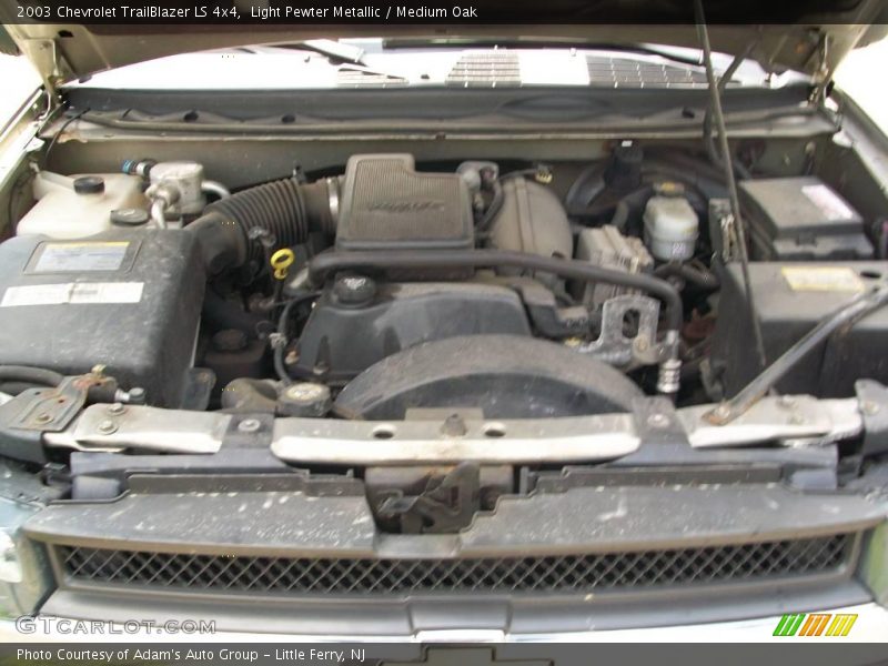 Light Pewter Metallic / Medium Oak 2003 Chevrolet TrailBlazer LS 4x4