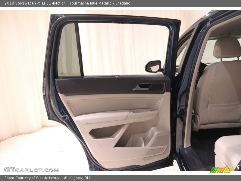 Tourmaline Blue Metallic / Shetland 2018 Volkswagen Atlas SE 4Motion