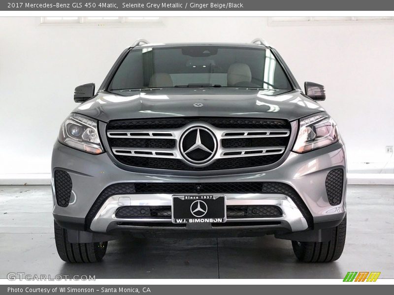 Selenite Grey Metallic / Ginger Beige/Black 2017 Mercedes-Benz GLS 450 4Matic