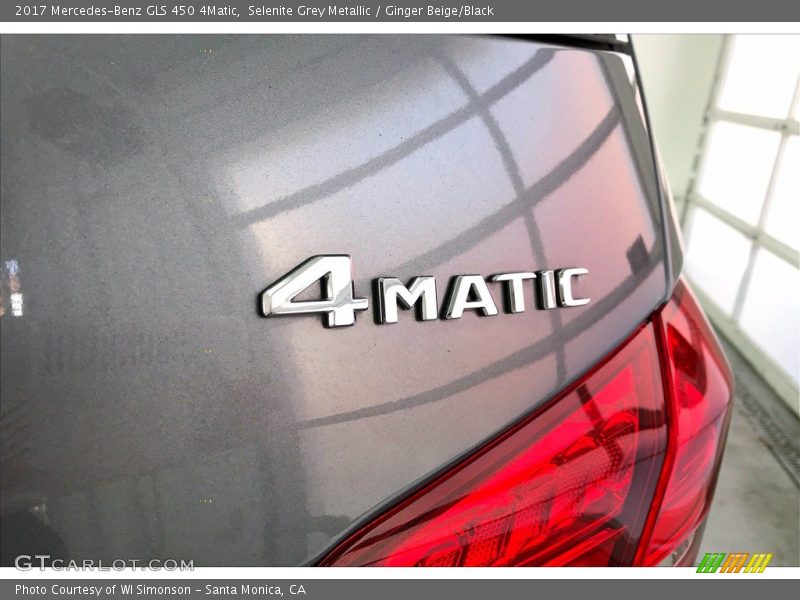 Selenite Grey Metallic / Ginger Beige/Black 2017 Mercedes-Benz GLS 450 4Matic