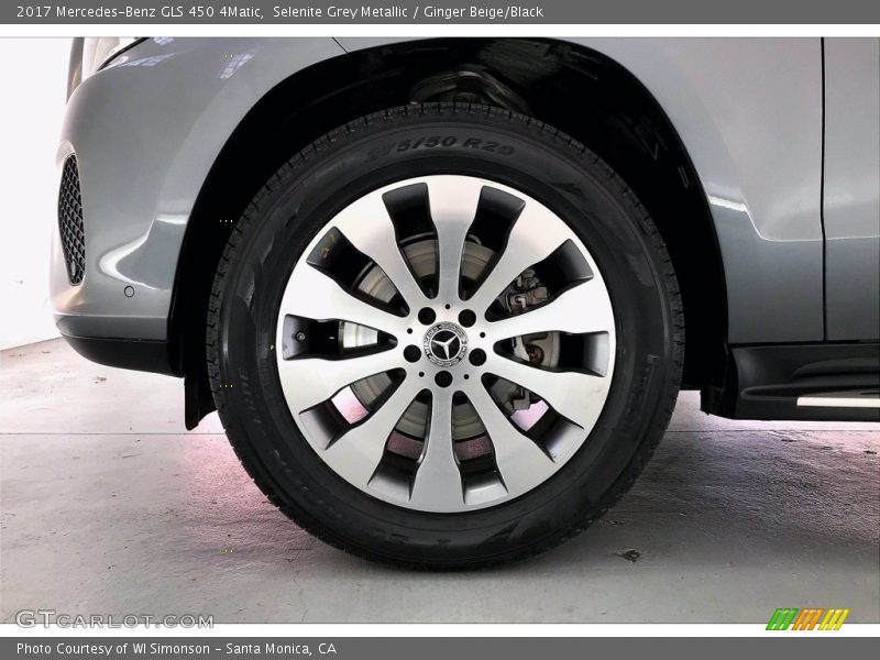 Selenite Grey Metallic / Ginger Beige/Black 2017 Mercedes-Benz GLS 450 4Matic