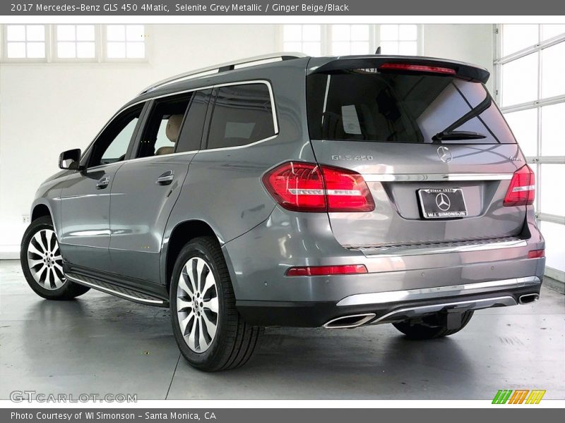 Selenite Grey Metallic / Ginger Beige/Black 2017 Mercedes-Benz GLS 450 4Matic