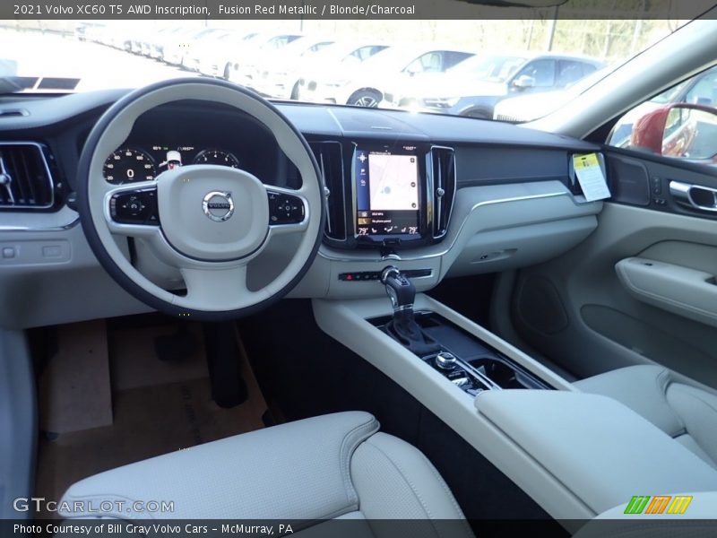  2021 XC60 T5 AWD Inscription Blonde/Charcoal Interior