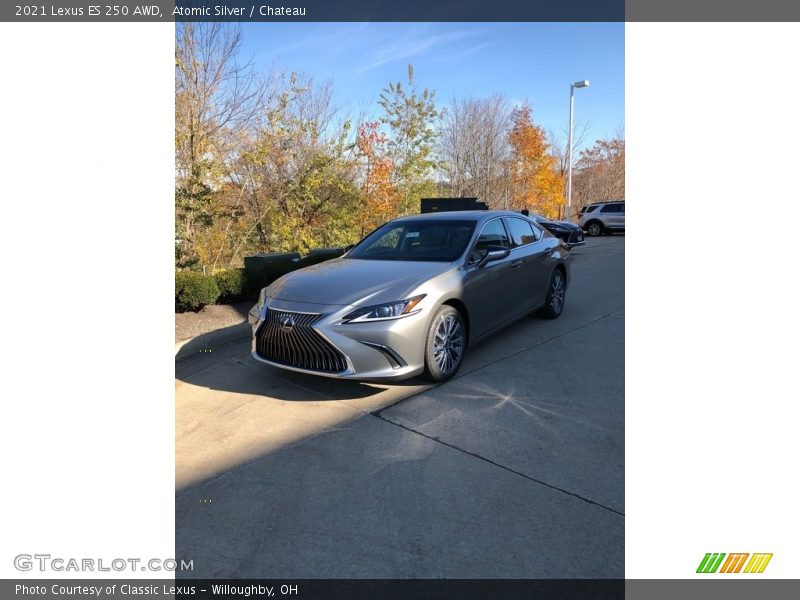 Atomic Silver / Chateau 2021 Lexus ES 250 AWD