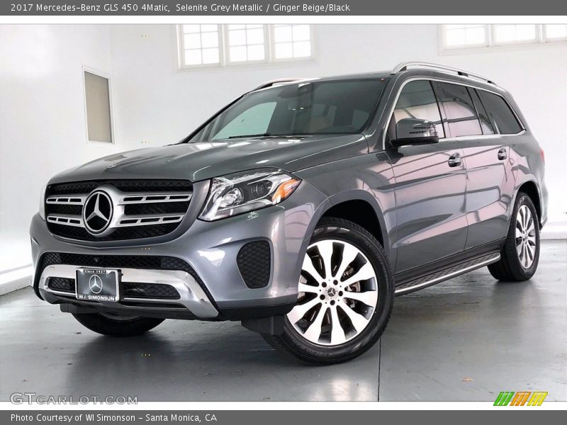 Selenite Grey Metallic / Ginger Beige/Black 2017 Mercedes-Benz GLS 450 4Matic