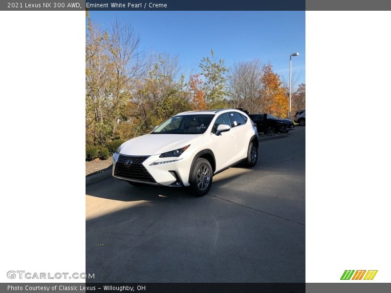 Eminent White Pearl / Creme 2021 Lexus NX 300 AWD
