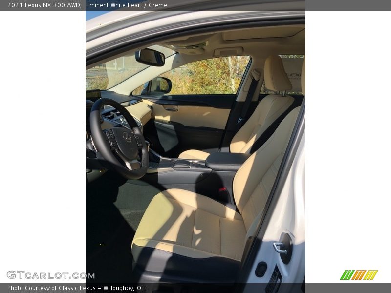 Eminent White Pearl / Creme 2021 Lexus NX 300 AWD