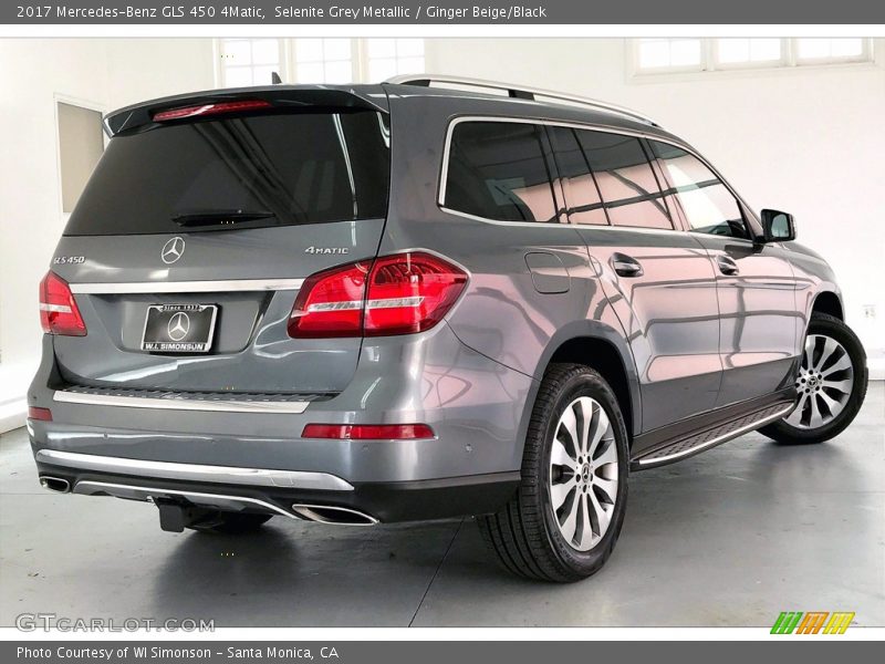 Selenite Grey Metallic / Ginger Beige/Black 2017 Mercedes-Benz GLS 450 4Matic