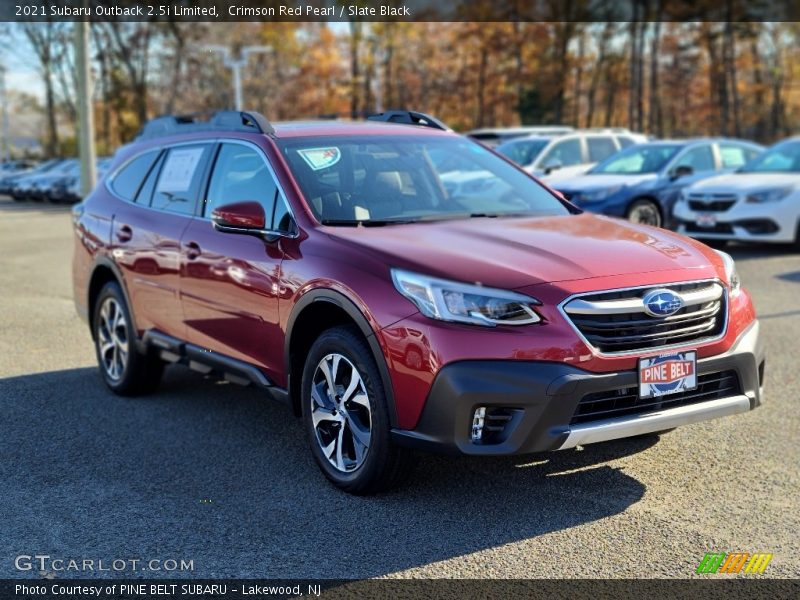 Crimson Red Pearl / Slate Black 2021 Subaru Outback 2.5i Limited