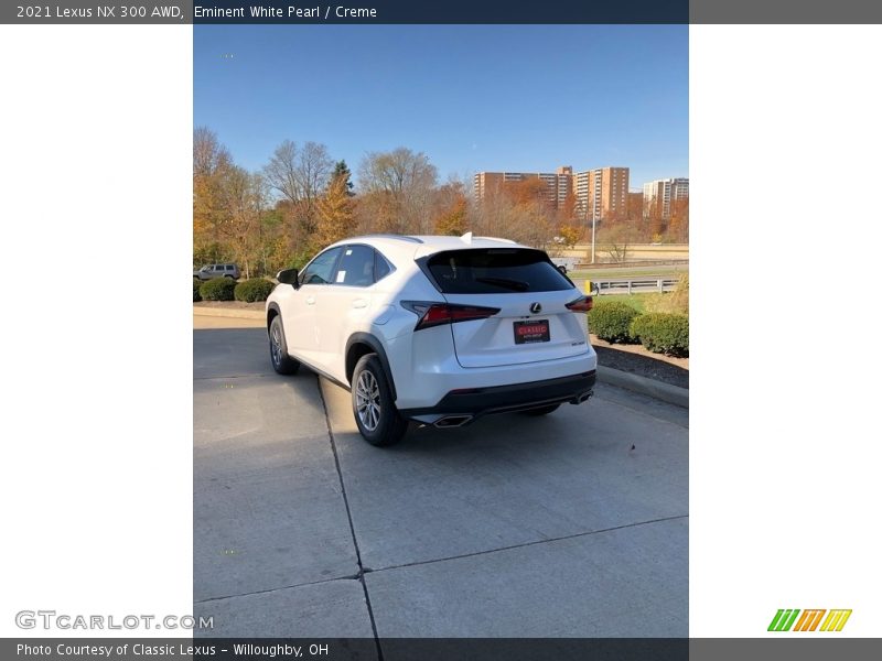 Eminent White Pearl / Creme 2021 Lexus NX 300 AWD