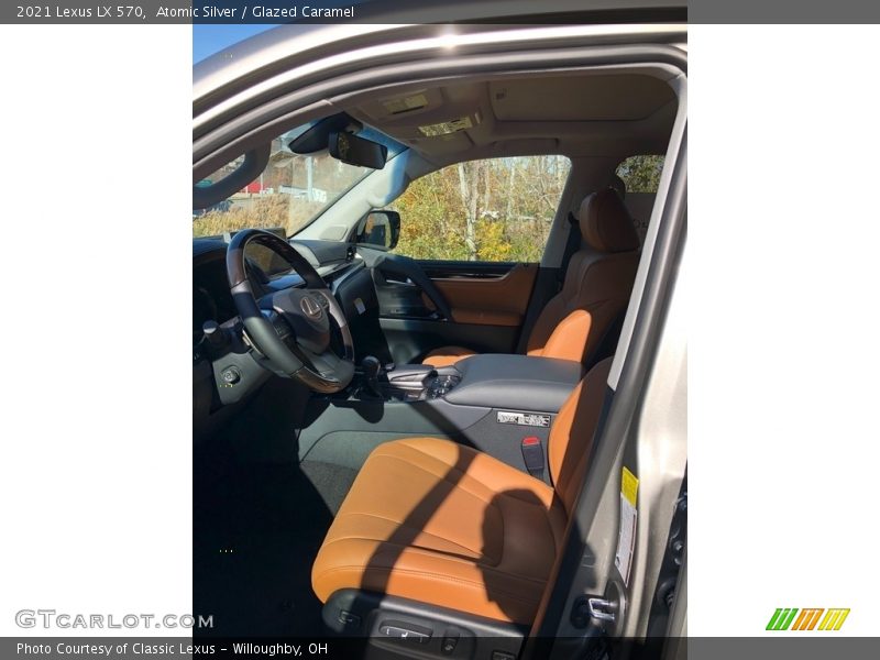 Atomic Silver / Glazed Caramel 2021 Lexus LX 570