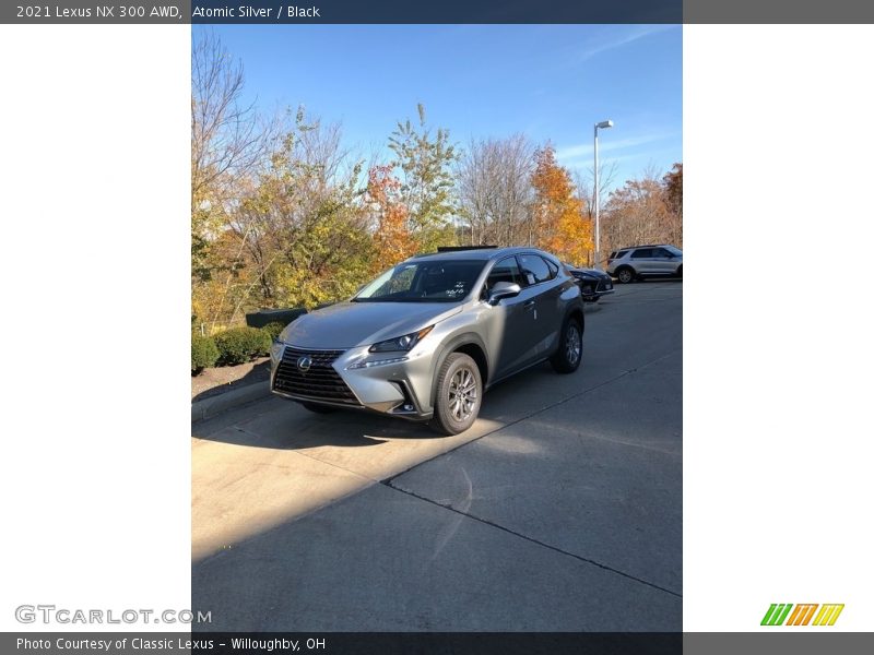 Atomic Silver / Black 2021 Lexus NX 300 AWD