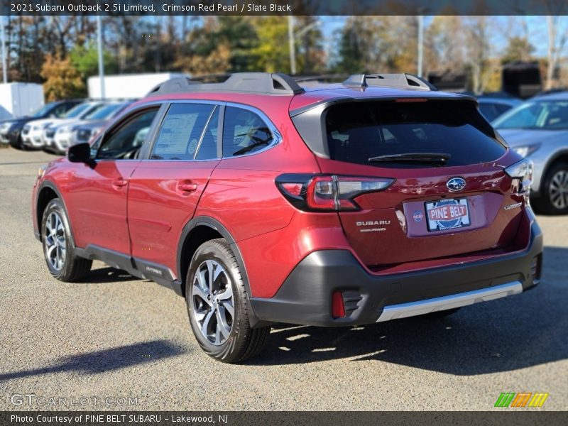 Crimson Red Pearl / Slate Black 2021 Subaru Outback 2.5i Limited