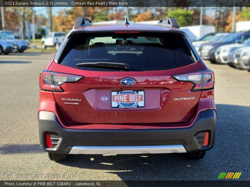 Crimson Red Pearl / Slate Black 2021 Subaru Outback 2.5i Limited