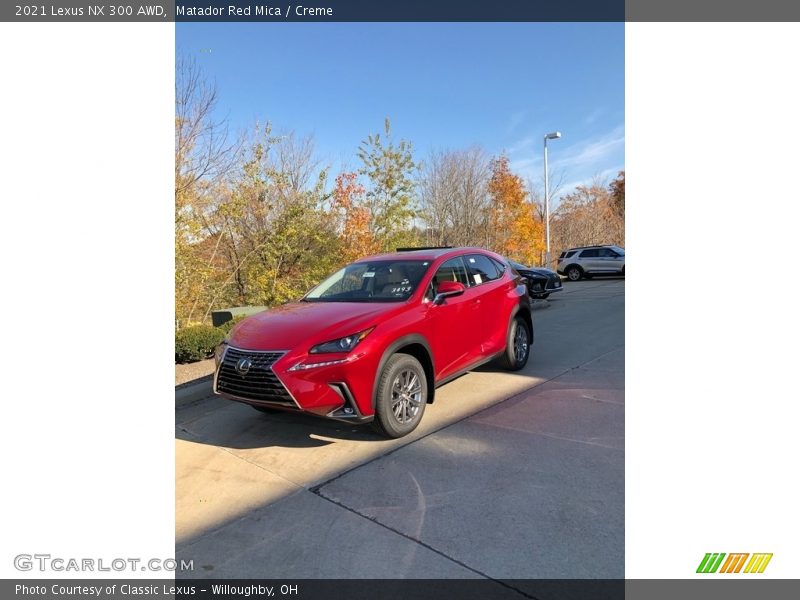 Front 3/4 View of 2021 NX 300 AWD