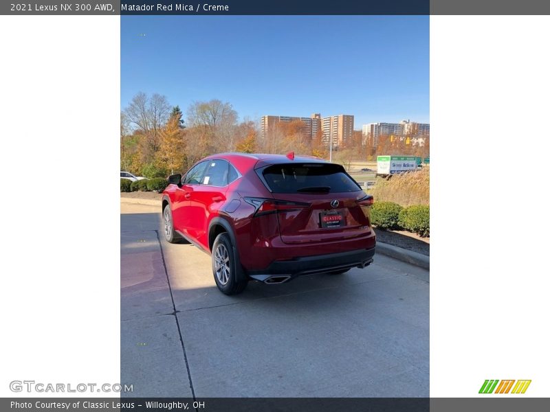Matador Red Mica / Creme 2021 Lexus NX 300 AWD