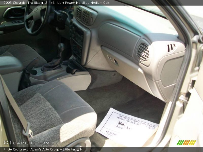 Light Pewter Metallic / Medium Oak 2003 Chevrolet TrailBlazer LS 4x4