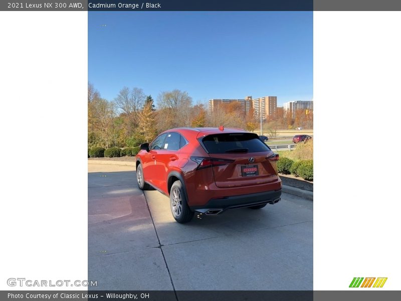 Cadmium Orange / Black 2021 Lexus NX 300 AWD