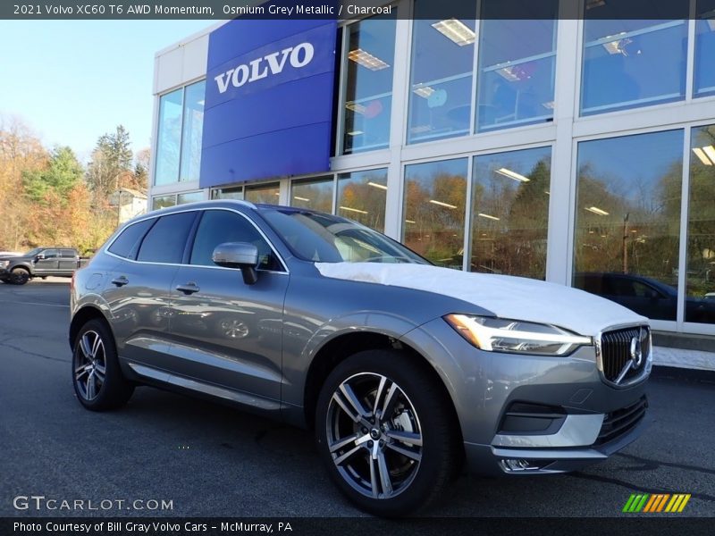 Osmium Grey Metallic / Charcoal 2021 Volvo XC60 T6 AWD Momentum
