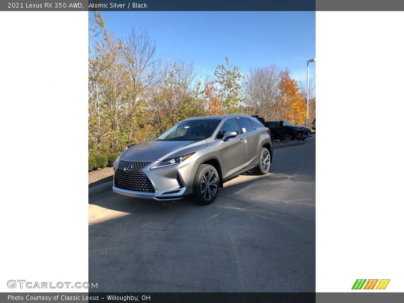 Atomic Silver / Black 2021 Lexus RX 350 AWD