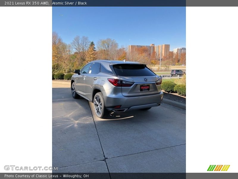 Atomic Silver / Black 2021 Lexus RX 350 AWD