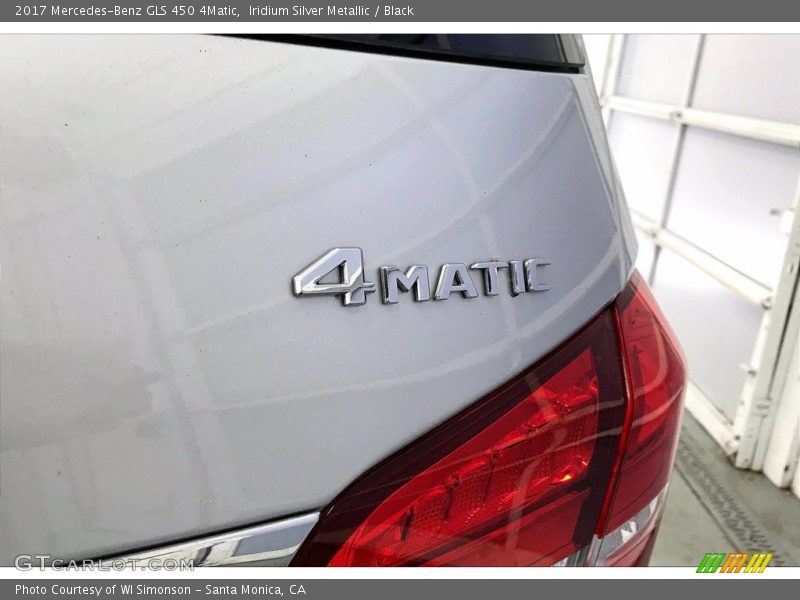 Iridium Silver Metallic / Black 2017 Mercedes-Benz GLS 450 4Matic