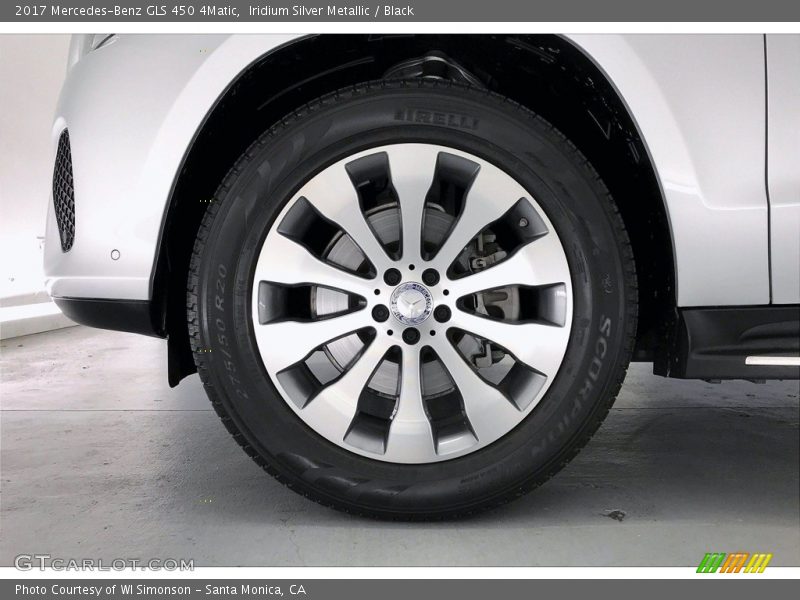 Iridium Silver Metallic / Black 2017 Mercedes-Benz GLS 450 4Matic
