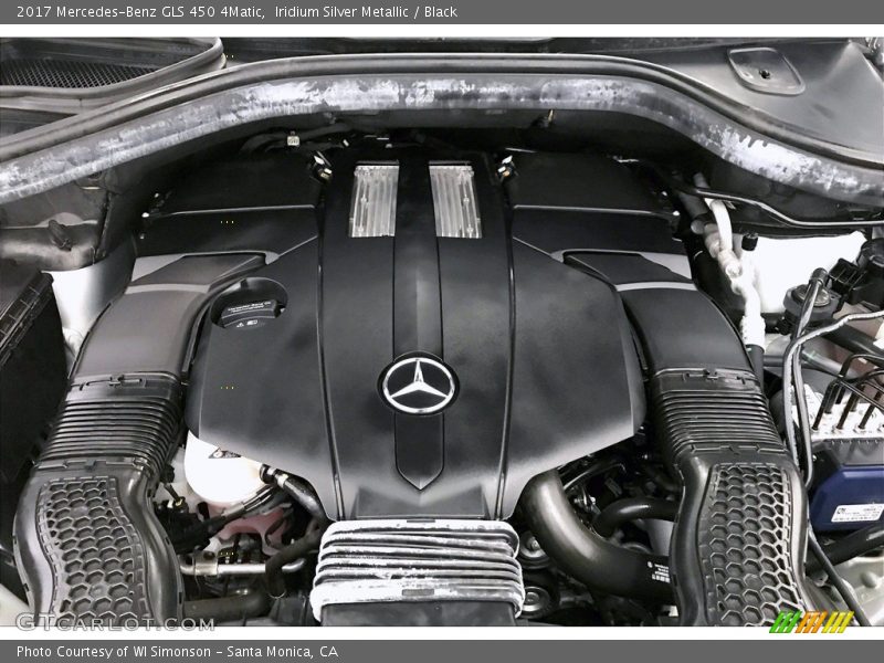 Iridium Silver Metallic / Black 2017 Mercedes-Benz GLS 450 4Matic