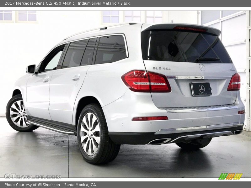 Iridium Silver Metallic / Black 2017 Mercedes-Benz GLS 450 4Matic