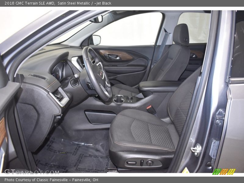 Satin Steel Metallic / ­Jet Black 2018 GMC Terrain SLE AWD