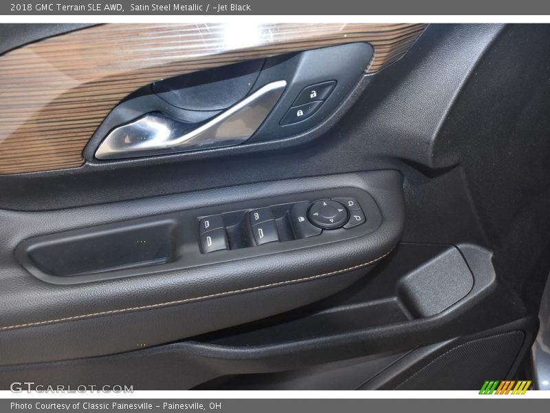 Satin Steel Metallic / ­Jet Black 2018 GMC Terrain SLE AWD